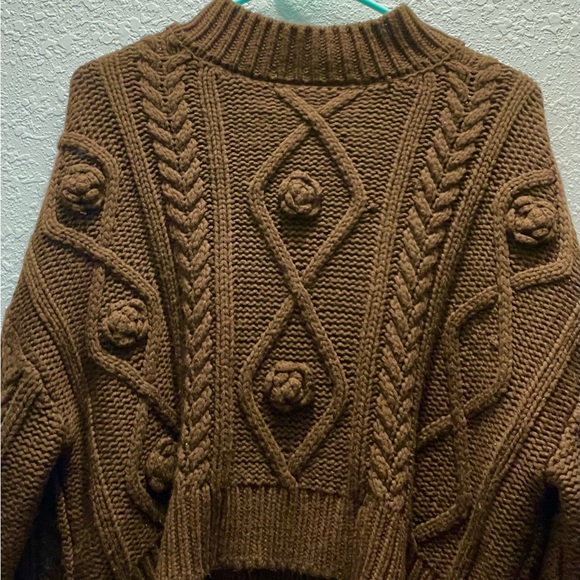 Cropped Fall Sweater - Picture 2 of 2